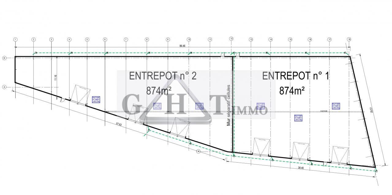 Entrepôt Bureaux