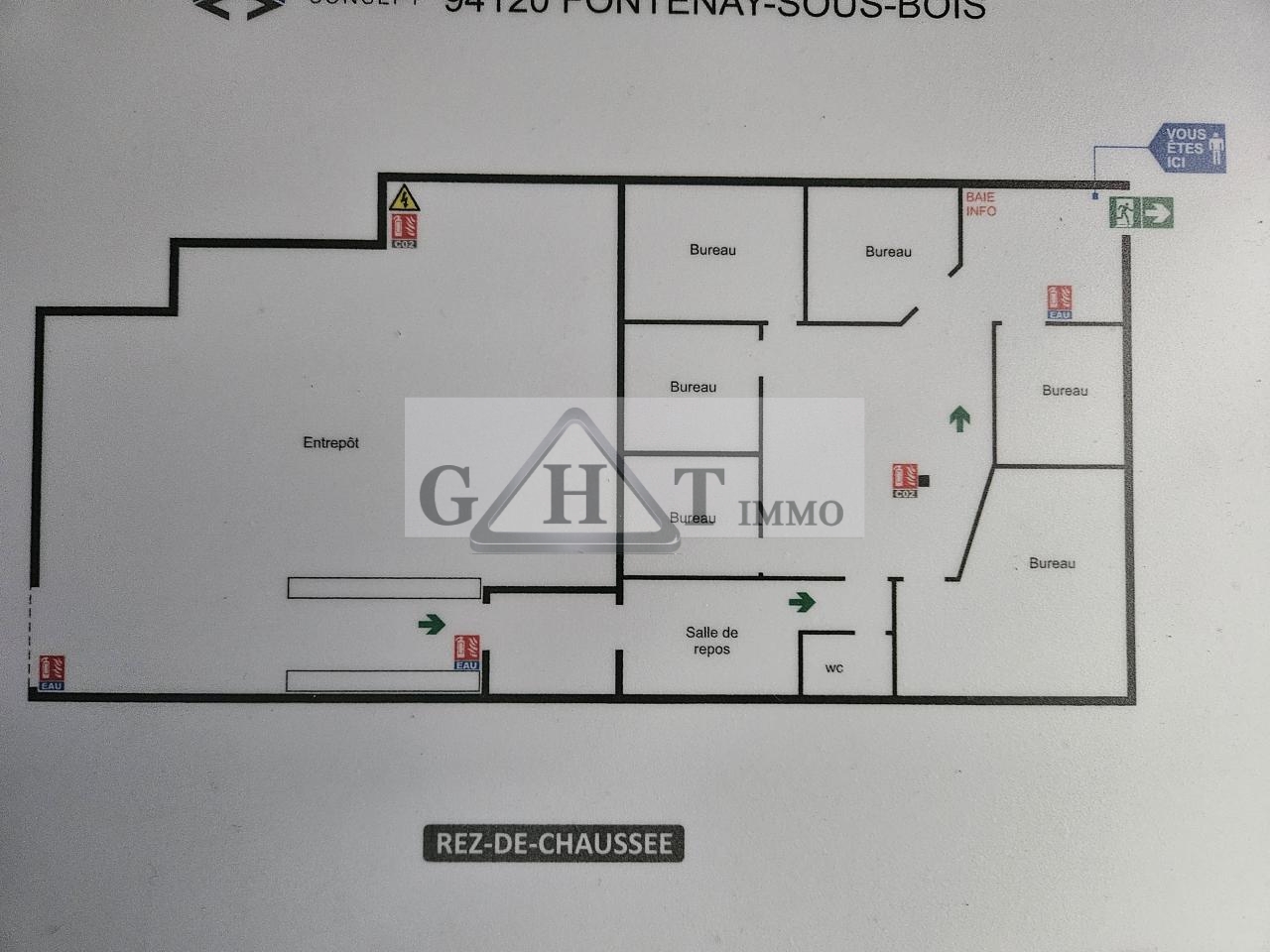 Entrepôt Bureaux